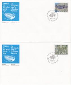Canada # 1279-1282, Cacheted First Day Covers, Fossils