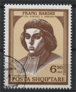 ALBANIA  350th YEAR ANNIVERSARY OF THE FRANG BARDHI'S DEATH 1993  NH