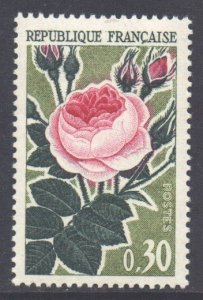 France SG1584 - YT 1357, 1962 Rose Culture 30c MNH**