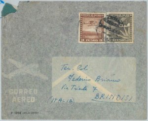 81520 - CHILE - POSTAL HISTORY -   AIRMAIL  COVER to ITALY  1953 