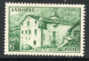 Andorra,  French # 119, Mint Hinge.