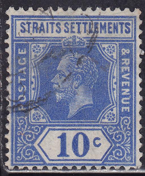 Straights Settlements 159 USED 1918 King George V