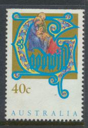 Australia SG 1432  Used  x booklet Top margin imperf - Christmas