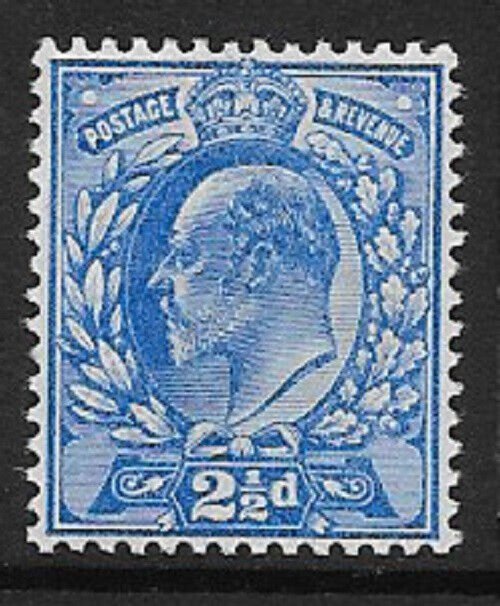 Sg 231 M16(4) 2½d Very Deep Bright Ultramarine De La Rue UNMOUNTED MINT/MNH