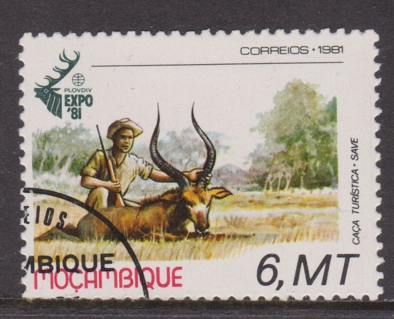 Mozambique 1981 Tourist Hunting Save 6m Fine Used SG 878 VGC