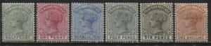 Trinidad 1883-84 1/2d to 1/ complete set mint o.g.