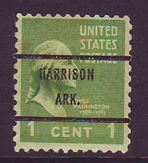 Harrison AR, 804-71 Bureau Precancel, 1¢ Washington