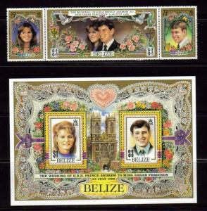 Belize 833-34 Royalty Mint NH