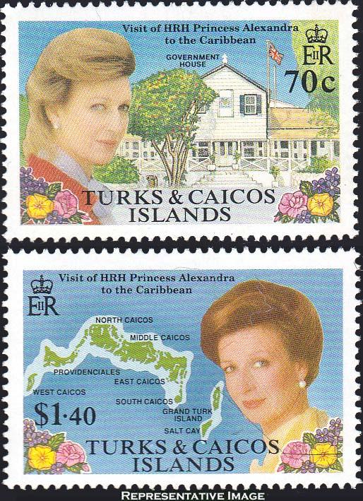 Turks and Caicos Islands Scott 766-767 Mint never hinged.