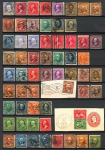 #219 / #284 1890-1898 1c-$1 Nearly A Complete Run of Small Banknote Issues Used