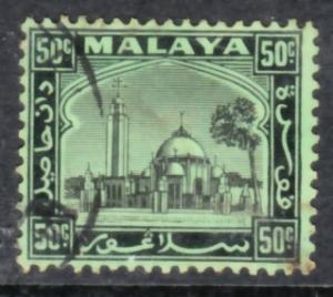 Malaya Selangor 1935 Sc 56 50c Used