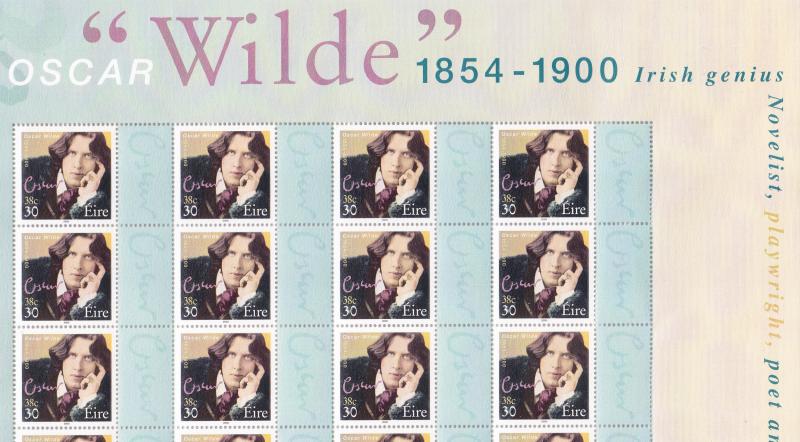 Ireland 2000 Oscar Wilde Sprintpak Sheet of 20 VF/NH(**)