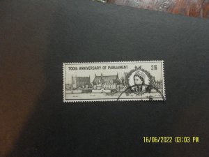 GB 1965 700th Anniversary Of Parliament Stamp 2/6, used