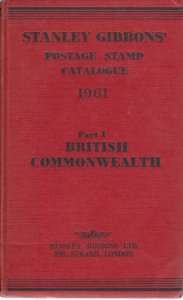 Stanley Gibbons, Part 1, 1961.  British Commomwealth, Ireland +