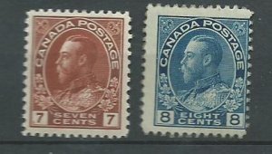 Canada 114, 115 Mint VF 50 % off