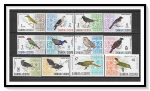 Samoa #265-274B Birds Set MNH