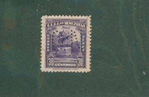 VENEZUELA C149 Punched G.N USED BIN $0.50