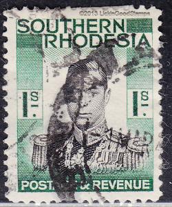 Southern Rhodesia 50 USED 1937 KGVI