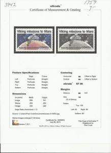 # 1759 MINT NEVER HINGED VIKING MISSIONS TO MARS XF+