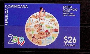 DOMINICAN REP. Sc 1496 NH SOUVENIR SHEET OF 2010 - CULTURE