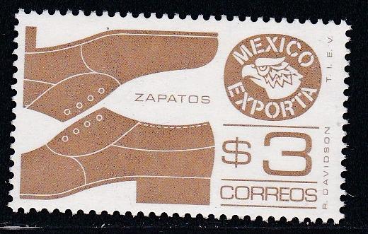 Mexico # 1171, Exporta - Mens Shoes, Mint NH