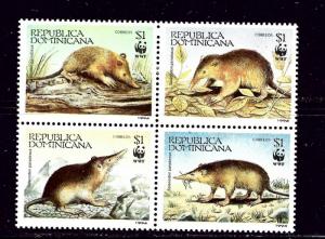 Dominican Rep 1158 MH 1994 block of 4