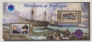 Isle of Man 2005 Trafalgar M/Sheet - U/Mint