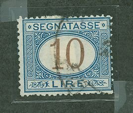 Italy #J19 Used Single