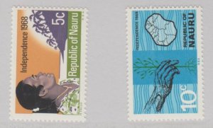 Nauru Scott #86-87 Stamp - Mint NH Set