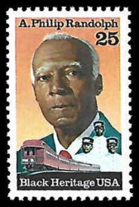 PCBstamps   US #2402 25c A.P. Randolph, Black Heritage, MNH, (46)