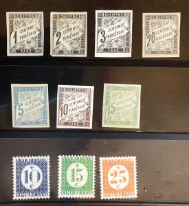 French Colonies Postage Due  MH SCV-$34+