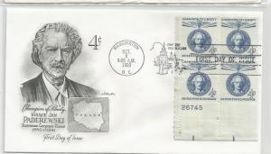 US  1159  FDC, CHAMPION OF LIBERTY, IGNACE JAN PADEREWSKI, ARTMASTER, 1960