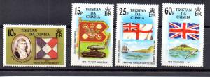 Tristan da Cunha 377-380 MNH