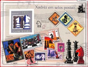 A0822 - GUINEE Guinea -  IMPERF SHEET - SPORT:  CHESS 2009