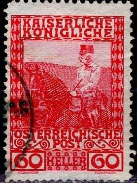 Austria; 1908: Sc. # 122: Used Single Stamp +
