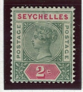 SEYCHELLES; 1890 early classic QV issue Mint hinged Shade of 2c. value