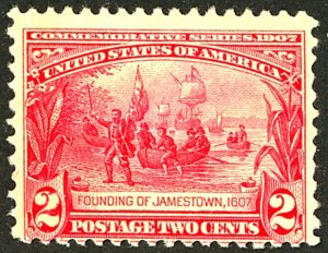 U.S. #329 MINT NG