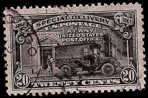 # E19 USED POST OFFICE TRUCK