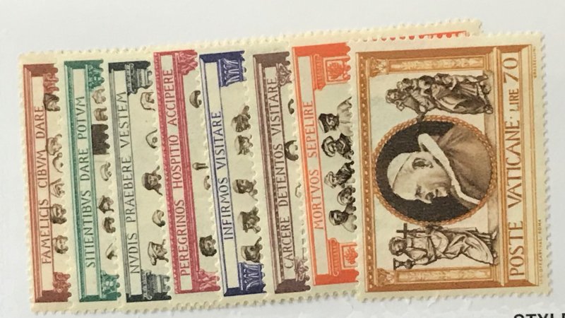 Vatican City #284-291 MNH CV$2.00