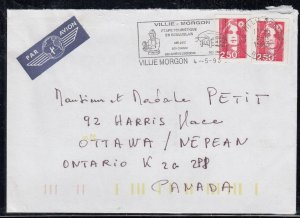 France - May 4, 1995 Cover to Canada