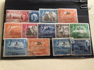 Aden mounted mint and used stamps A12639