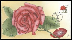 #2490 Red Rose Geerlings FDC