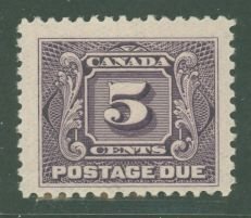 Canada #J4 Unused Single