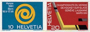 239486 HINGED SUIZA 1961 SERIE DE PROPAGANDA