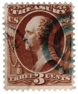 (I.B) US Postal Service : Treasury Department 3c