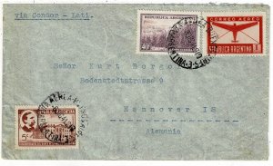 Argentina 1941 Buenos Aires cancel on LATI cover to Germany