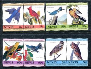 Nevis 407-414 MNH John Audubon's birds 1985 Eastern Bluebird Northern   x16431