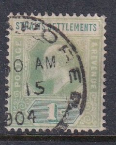 Straits Settlements 1902 Sc 93 KEVII 1c Used