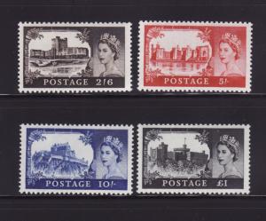 Great Britain 371-374 Set MNH Castles (B)