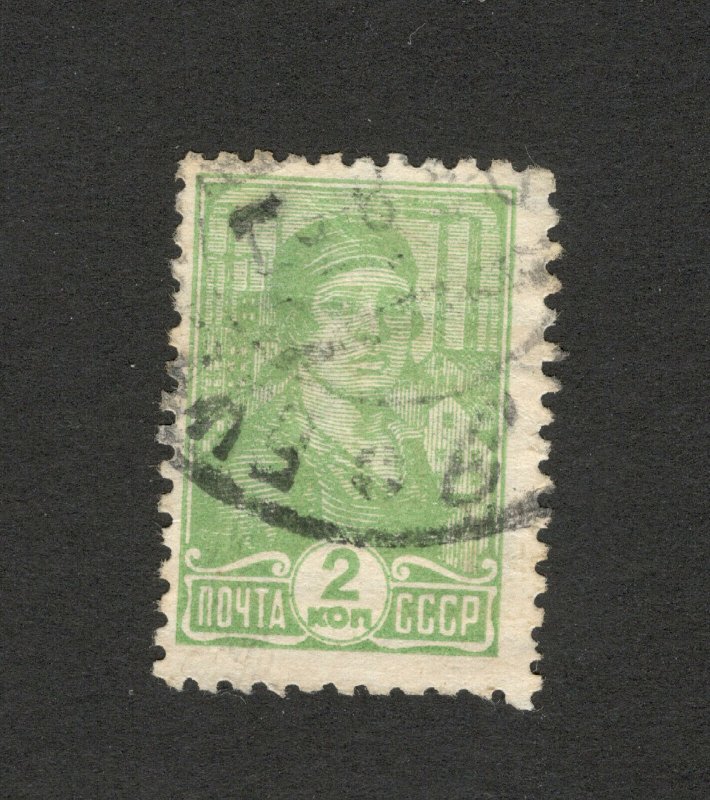 RUSSIA-SOVIET UNION-USED DEFINITIVE STAMP-2 kop